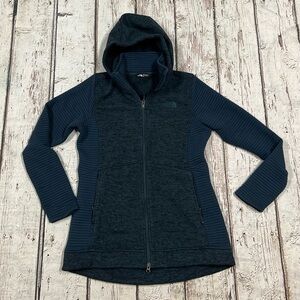 Women's The North Face Fleece Pullover Hooded Zip Up Fleece Jacket